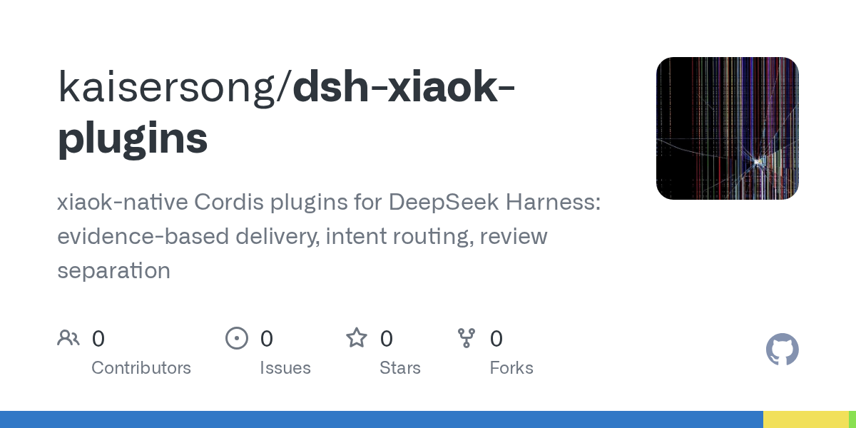 kaisersong/dsh-xiaok-plugins Screenshot preview