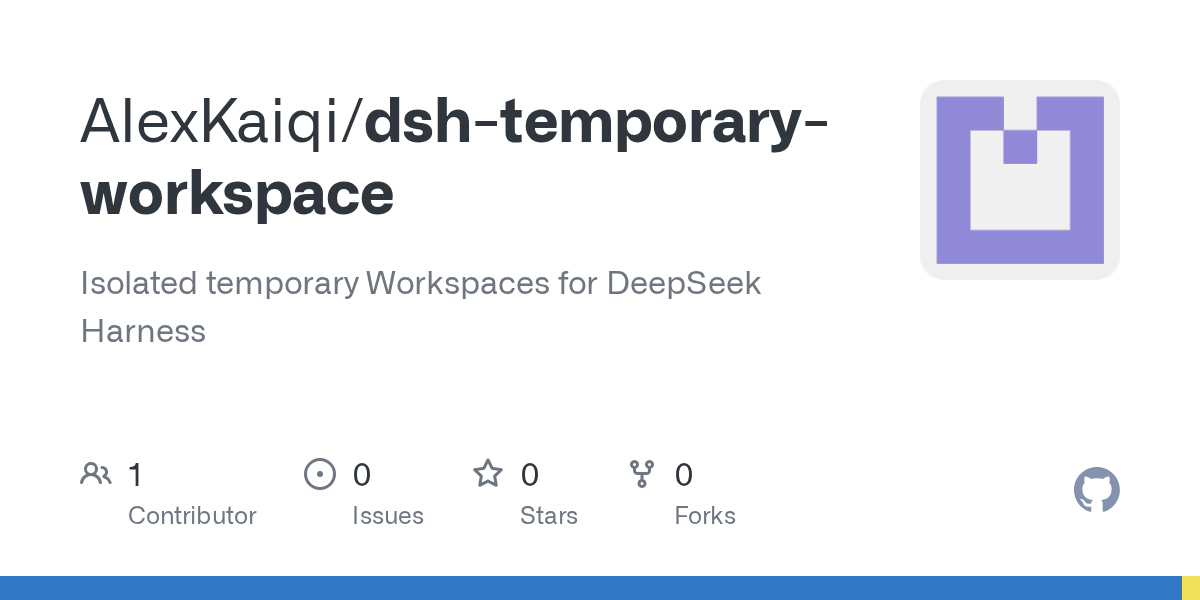 AlexKaiqi/dsh-temporary-workspace Screenshot preview