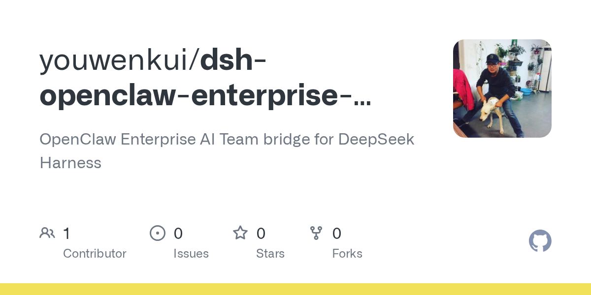 youwenkui/dsh-openclaw-enterprise-team Screenshot preview