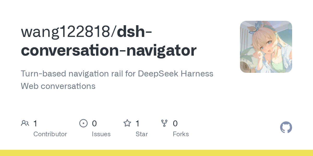 wang122818/dsh-conversation-navigator Screenshot preview