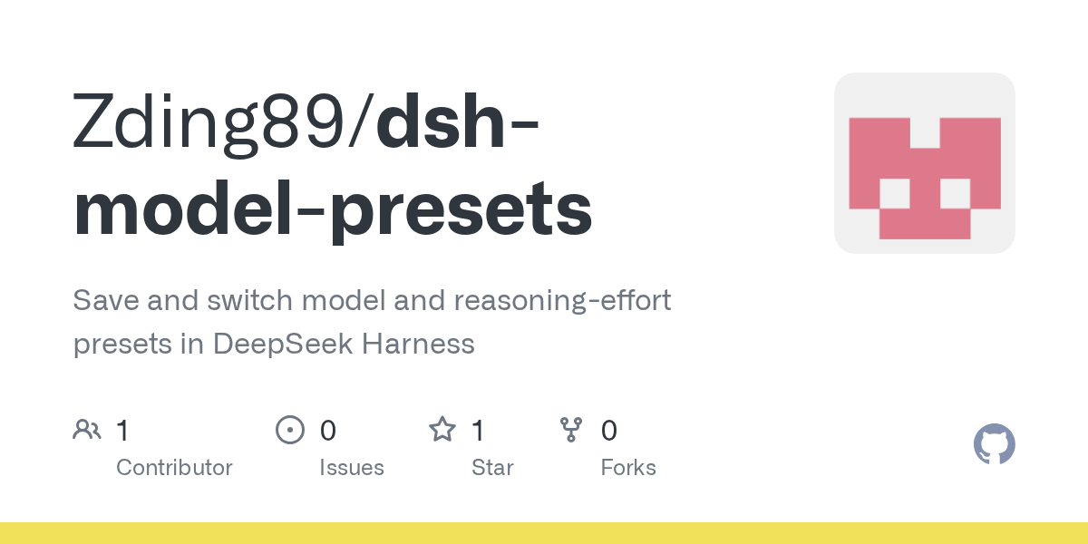Zding89/dsh-model-presets Screenshot preview