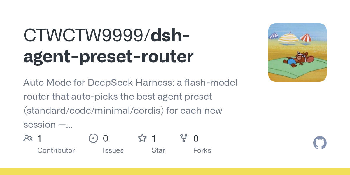 CTWCTW9999/dsh-agent-preset-router Screenshot preview