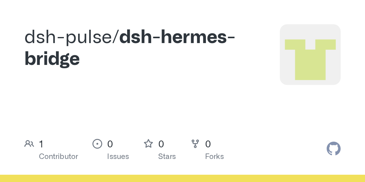 dsh-pulse/dsh-hermes-bridge Screenshot preview