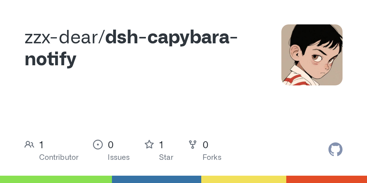 zzx-dear/dsh-capybara-notify Screenshot preview