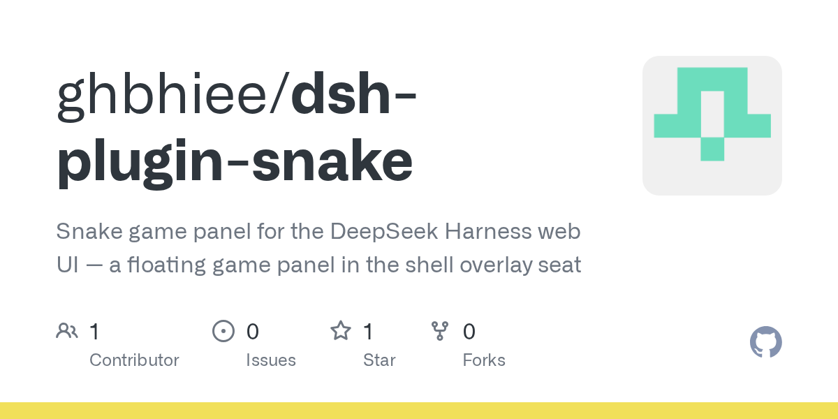 ghbhiee/dsh-plugin-snake Screenshot preview