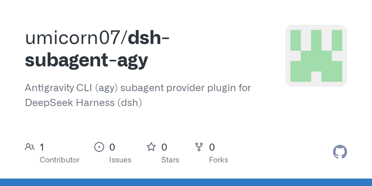 umicorn07/dsh-subagent-agy Screenshot preview