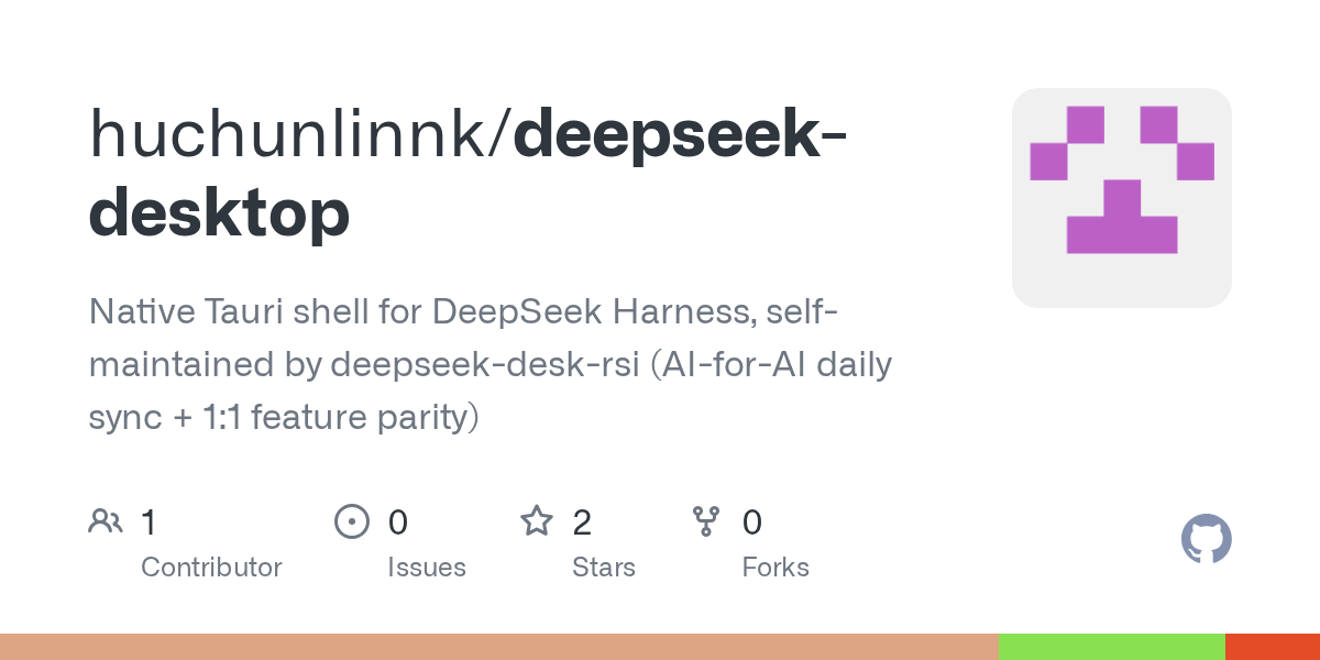 huchunlinnk/deepseek-desktop Screenshot preview