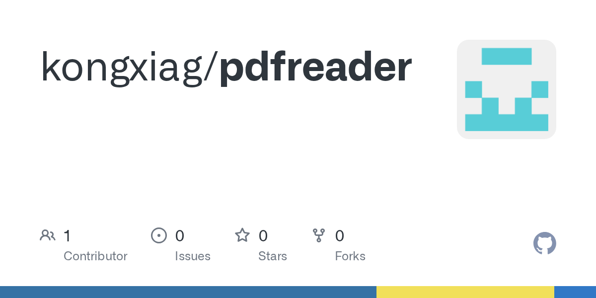 kongxiag/pdfreader Screenshot preview