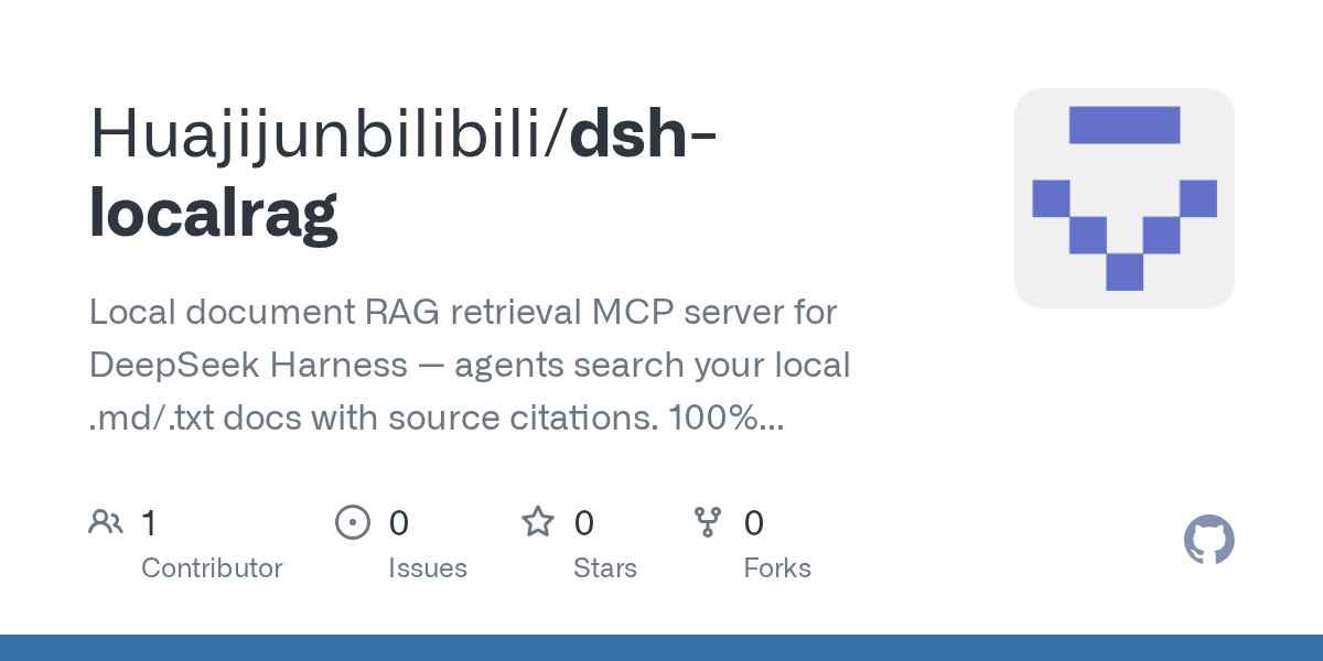 Huajijunbilibili/dsh-localrag Screenshot preview