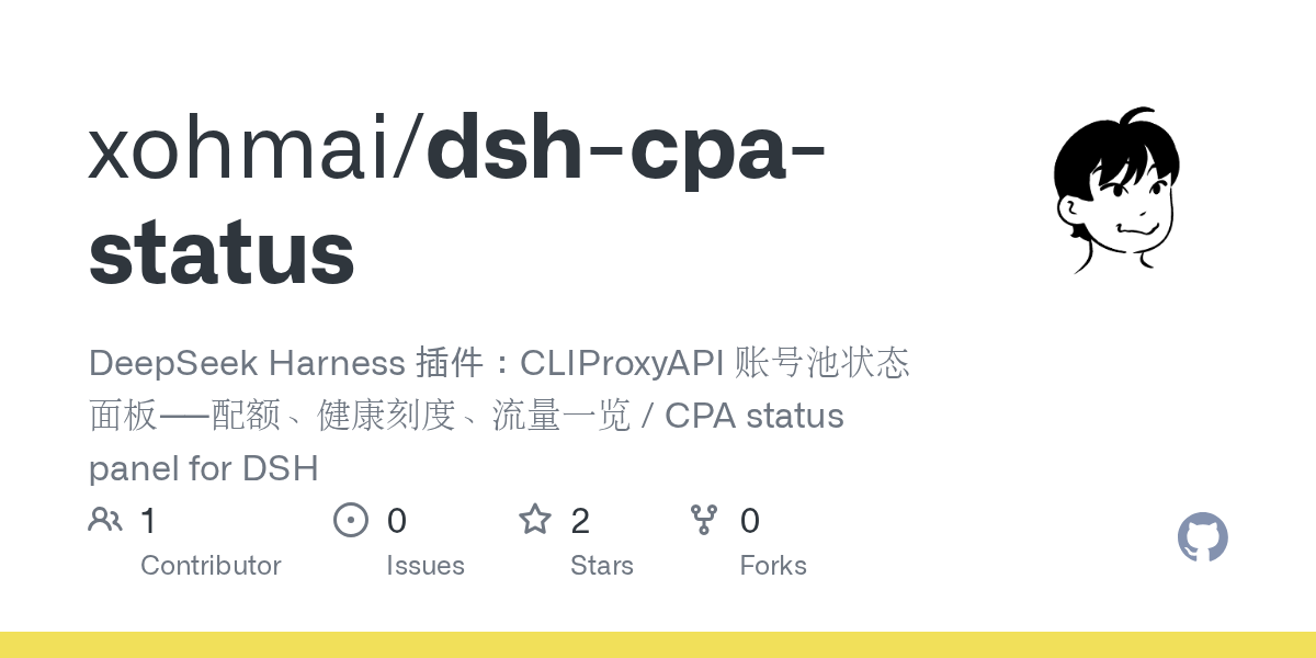 xohmai/dsh-cpa-status Screenshot preview