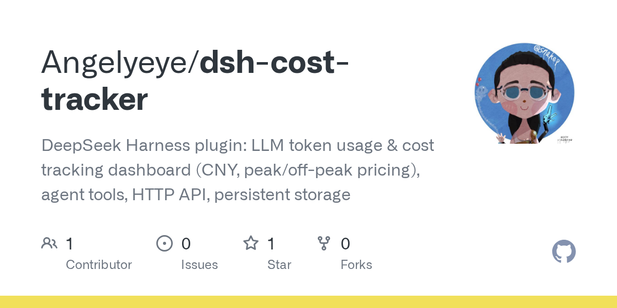 Angelyeye/dsh-cost-tracker Screenshot preview