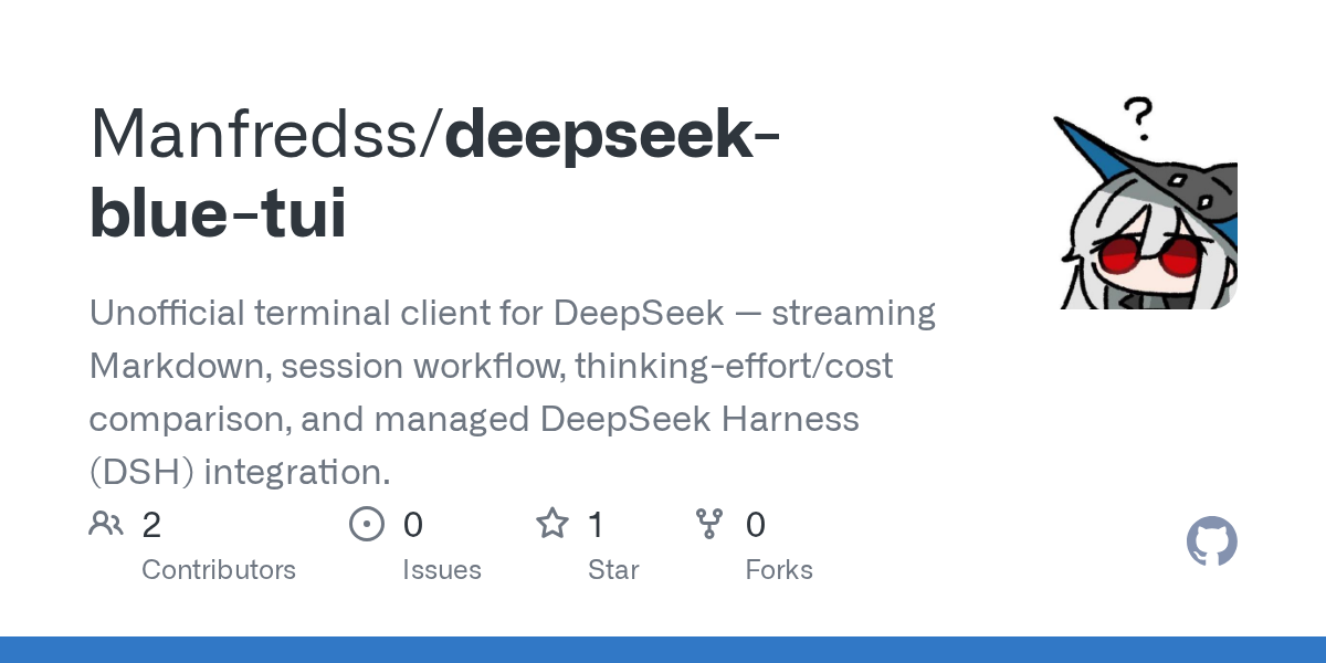 Manfredss/deepseek-blue-tui Screenshot preview