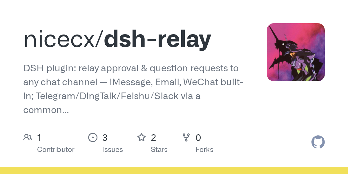 nicecx/dsh-relay Screenshot preview