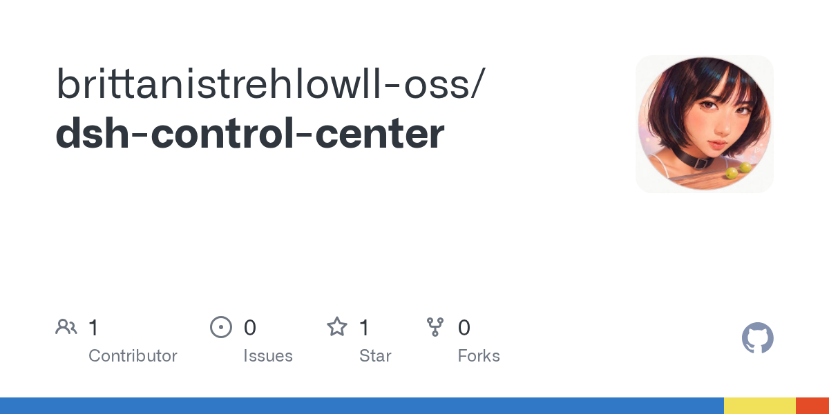 brittanistrehlowll-oss/dsh-control-center Screenshot preview
