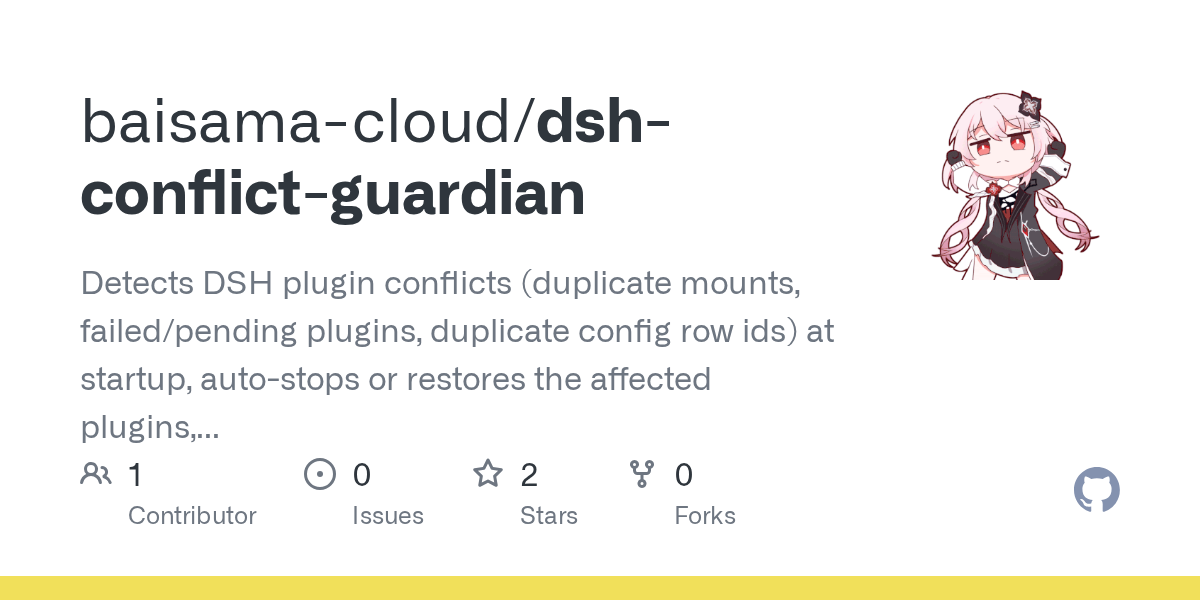 baisama-cloud/dsh-conflict-guardian Screenshot preview