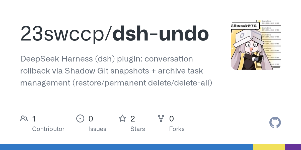 23swccp/dsh-undo Screenshot preview