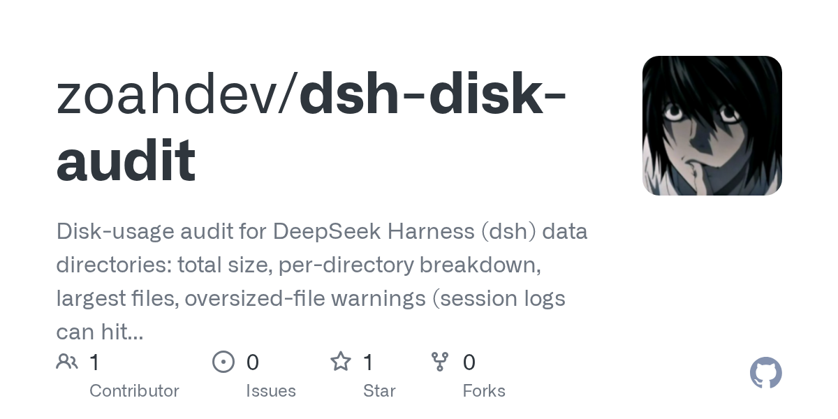 zoahdev/dsh-disk-audit Screenshot preview