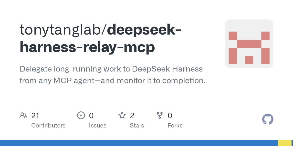 tonytanglab/deepseek-harness-relay-mcp Screenshot preview