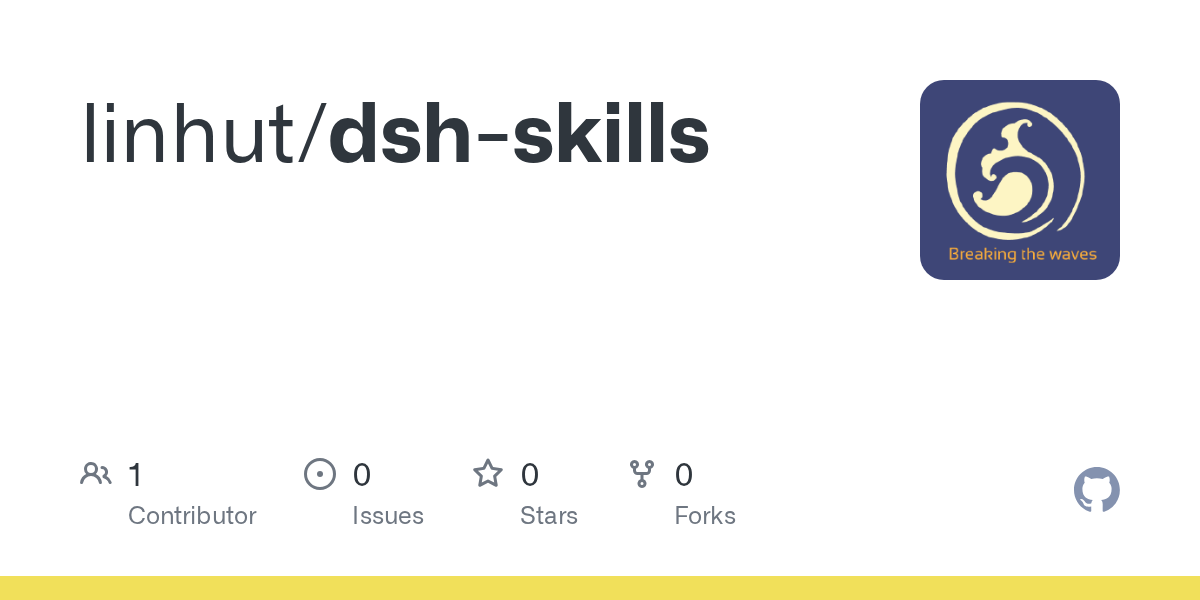 linhut/dsh-skills Screenshot preview
