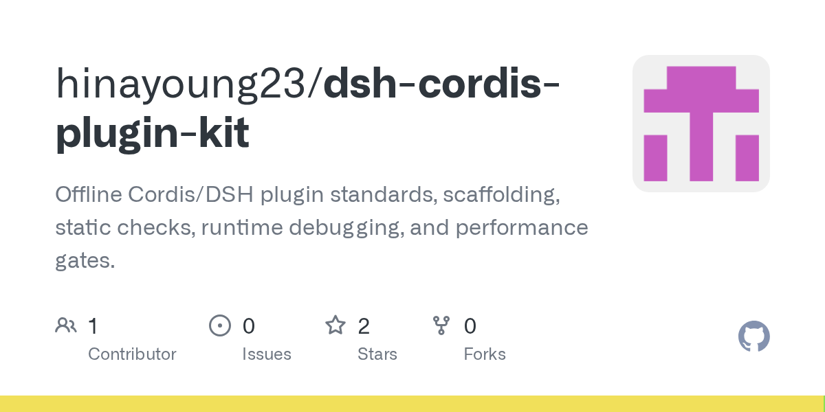 hinayoung23/dsh-cordis-plugin-kit Screenshot preview