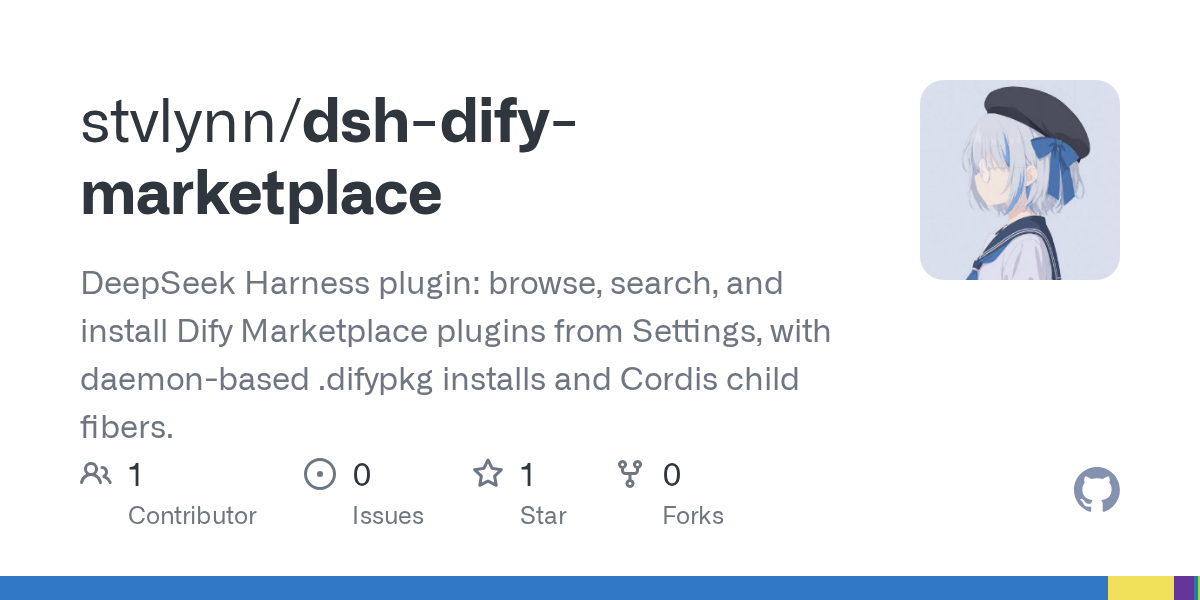 stvlynn/dsh-dify-marketplace Screenshot preview