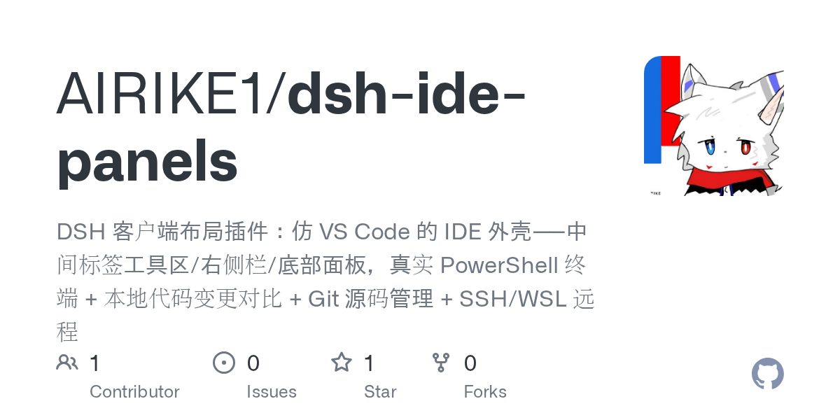 AIRIKE1/dsh-ide-panels Screenshot preview