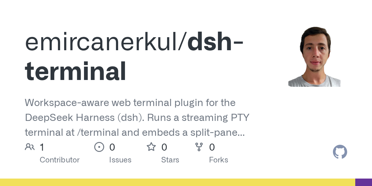 emircanerkul/dsh-terminal Screenshot preview