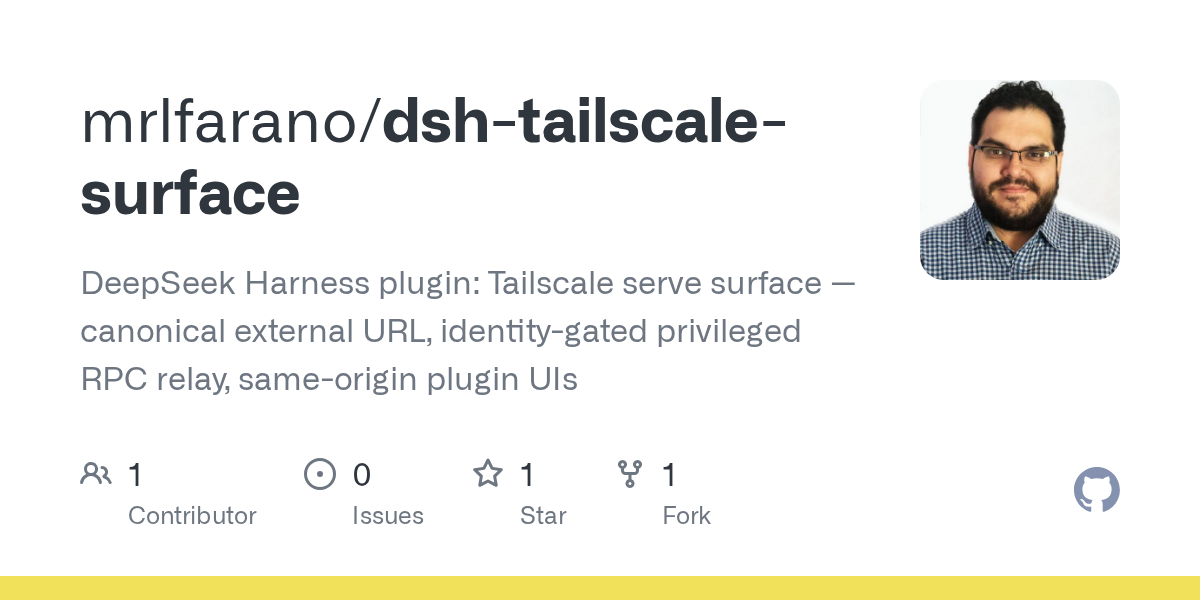 mrlfarano/dsh-tailscale-surface Screenshot preview