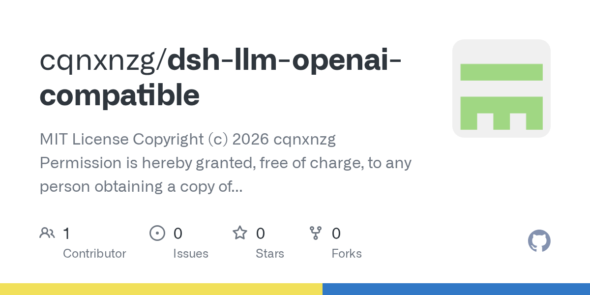 cqnxnzg/dsh-llm-openai-compatible Screenshot preview
