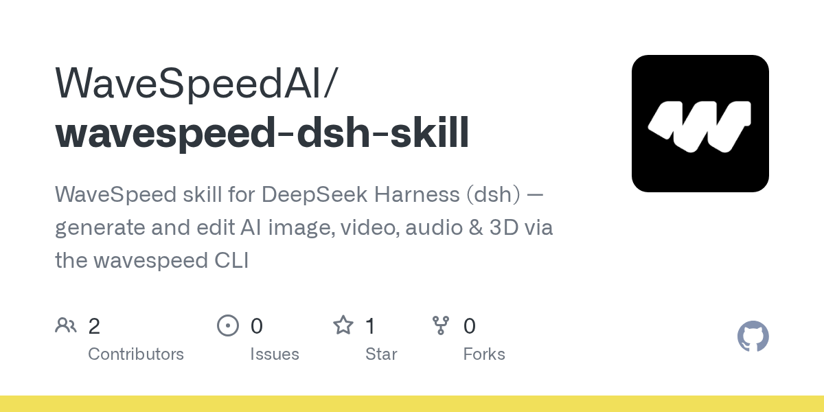 WaveSpeedAI/wavespeed-dsh-skill Screenshot preview