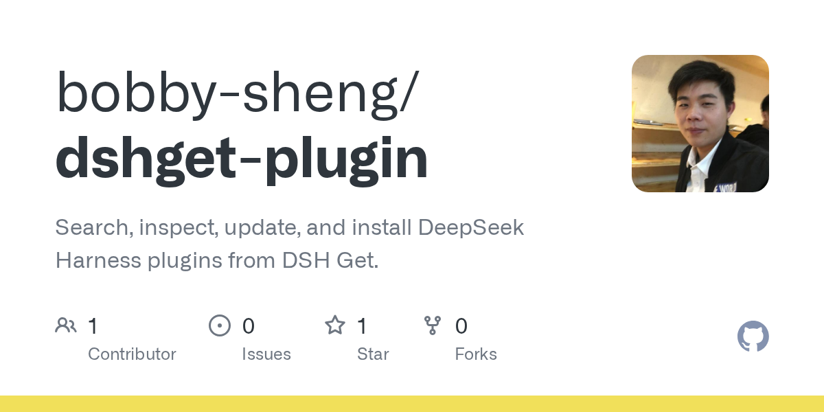 bobby-sheng/dshget-plugin Screenshot preview