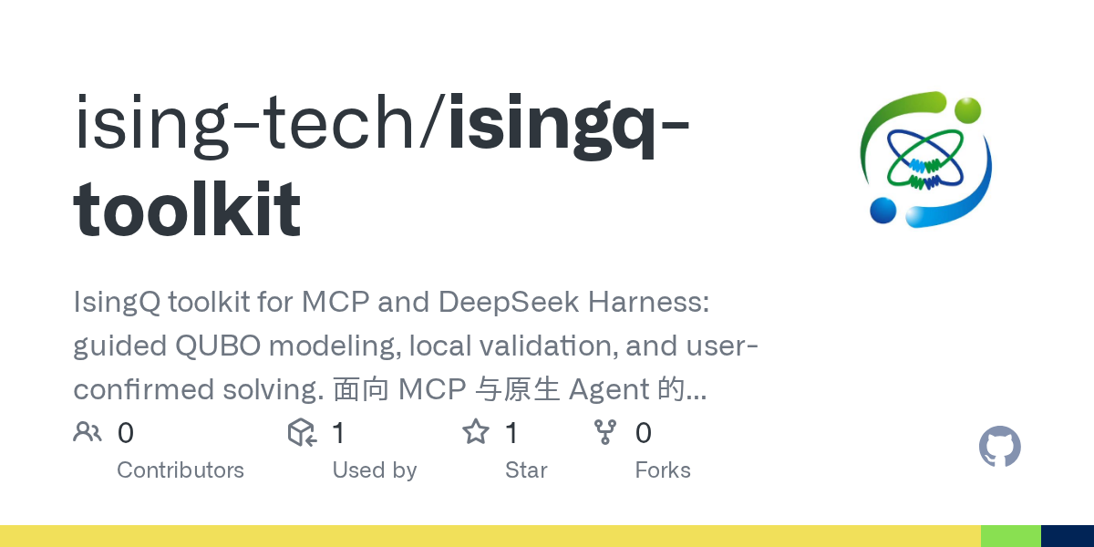 ising-tech/isingq-toolkit Screenshot preview