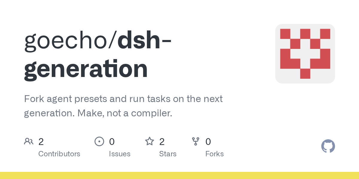 goecho/dsh-generation Screenshot preview