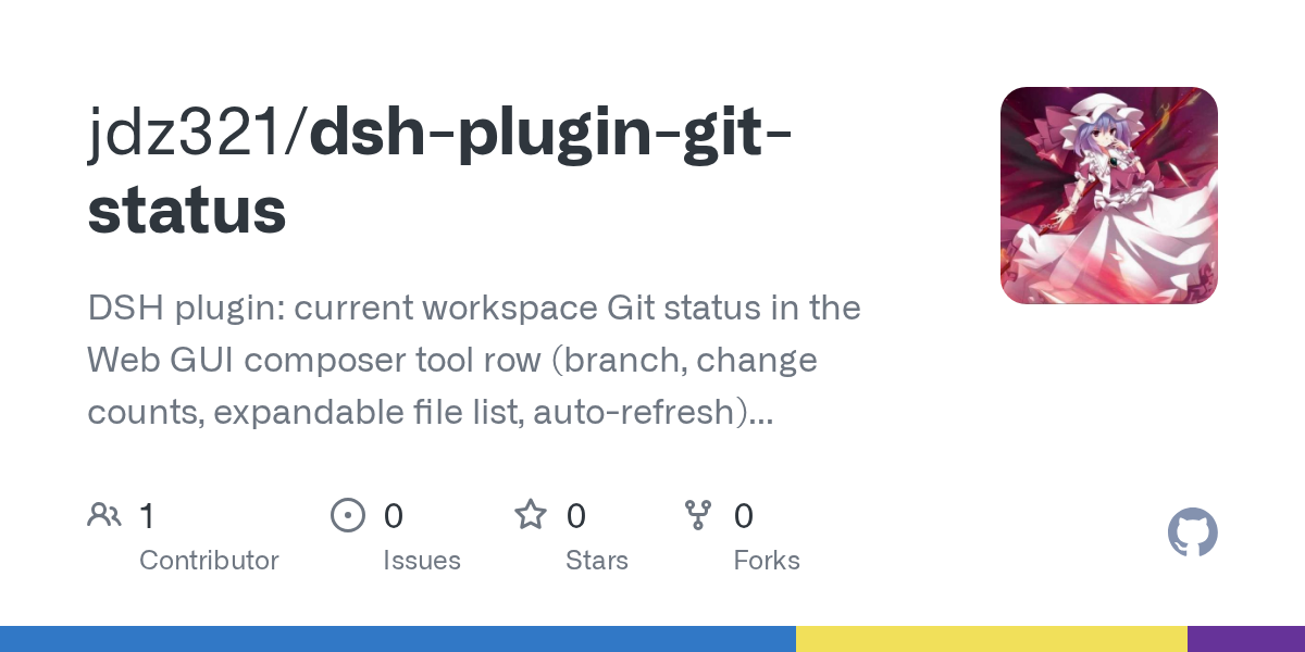 jdz321/dsh-plugin-git-status Screenshot preview
