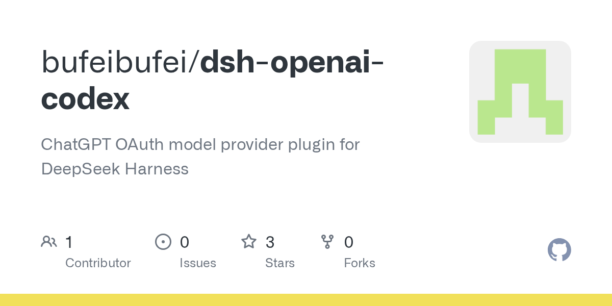 bufeibufei/dsh-openai-codex Screenshot preview