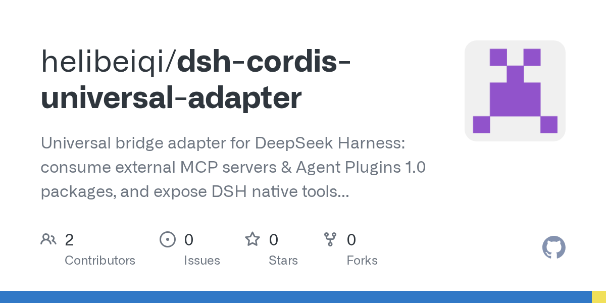 helibeiqi/dsh-cordis-universal-adapter Screenshot preview