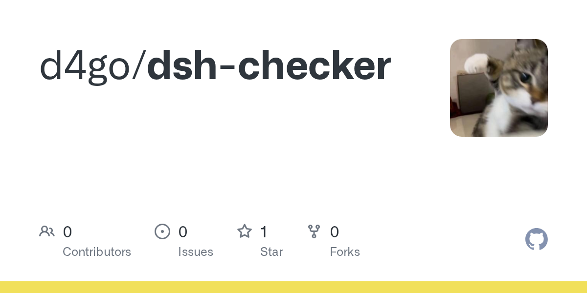 d4go/dsh-checker Screenshot preview