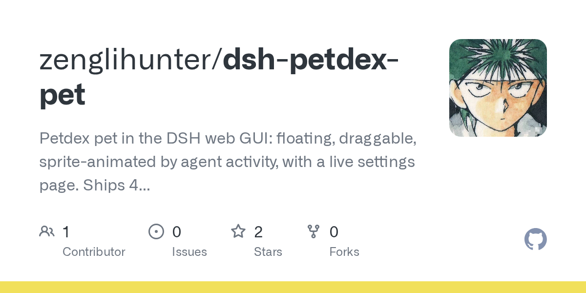 zenglihunter/dsh-petdex-pet Screenshot preview
