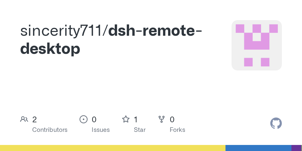 sincerity711/dsh-remote-desktop Screenshot preview