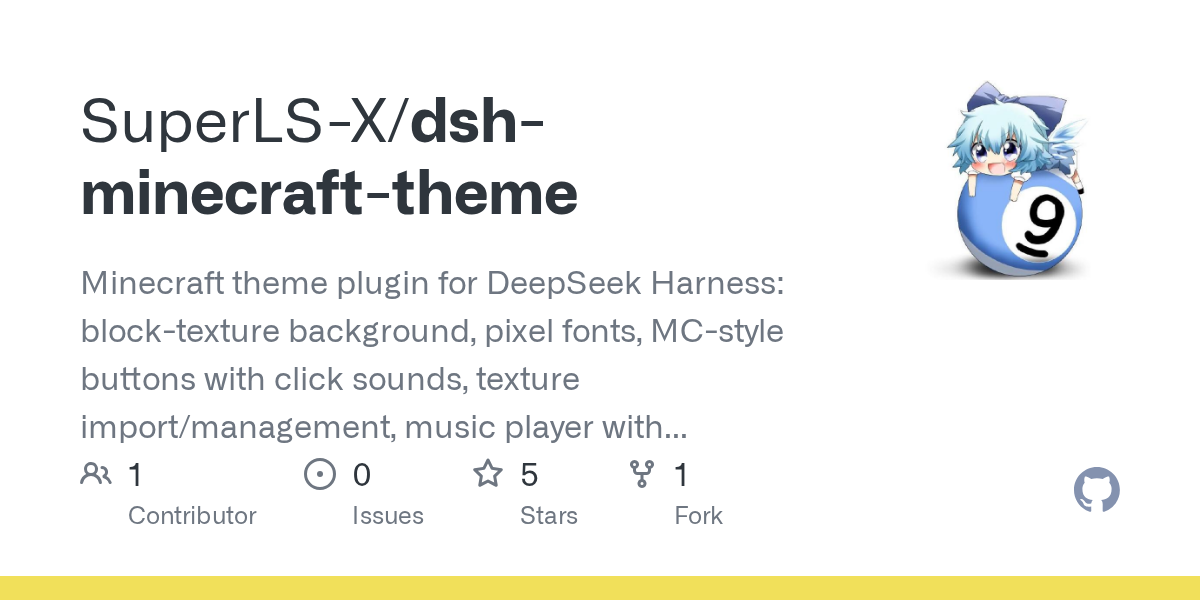 SuperLS-X/dsh-minecraft-theme Screenshot preview