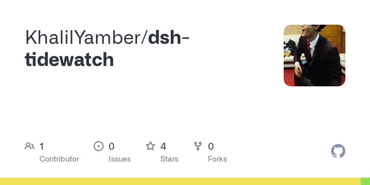KhalilYamber/dsh-tidewatch Screenshot preview
