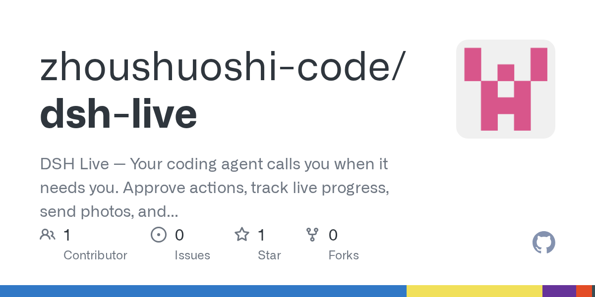 zhoushuoshi-code/dsh-live Screenshot preview