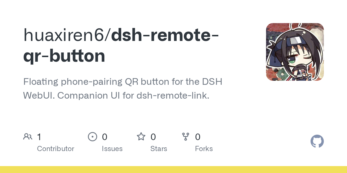 huaxiren6/dsh-remote-qr-button Screenshot preview
