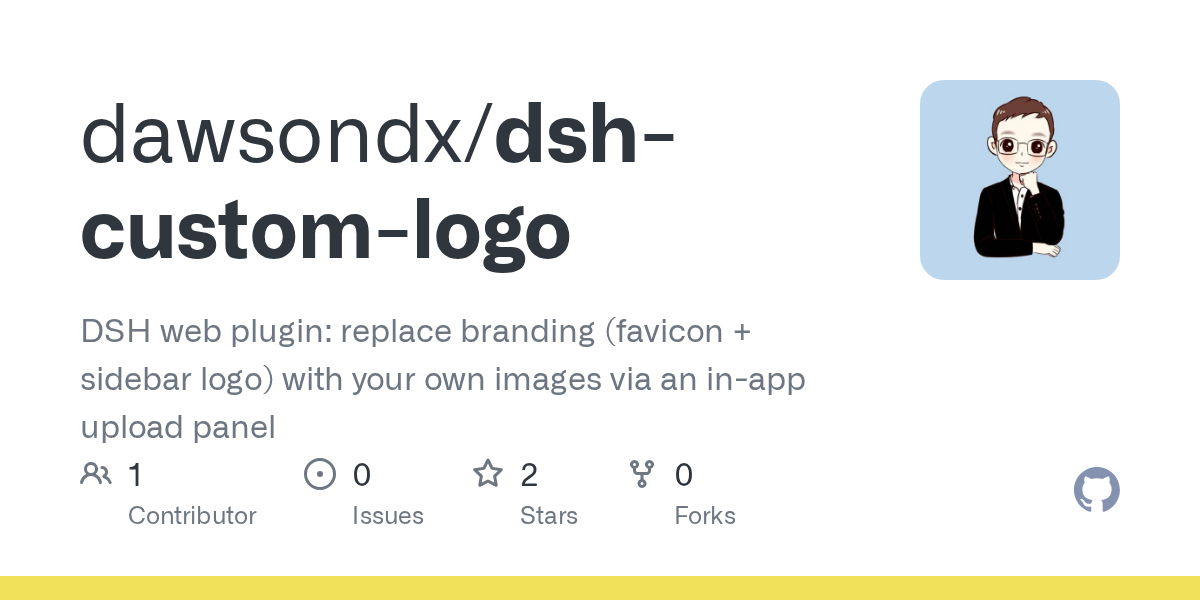 dawsondx/dsh-custom-logo Screenshot preview