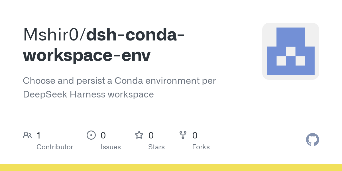 Mshir0/dsh-conda-workspace-env Screenshot preview