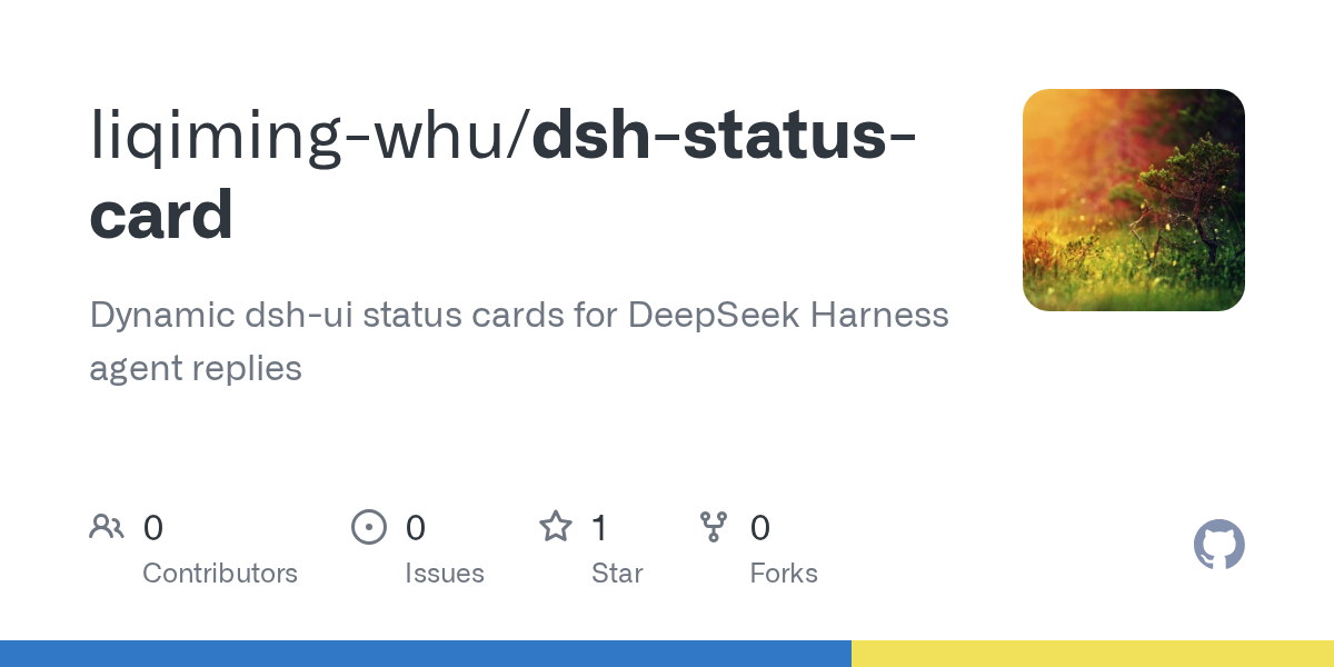 liqiming-whu/dsh-status-card Screenshot preview