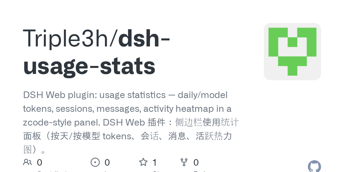 Triple3h/dsh-usage-stats Screenshot preview