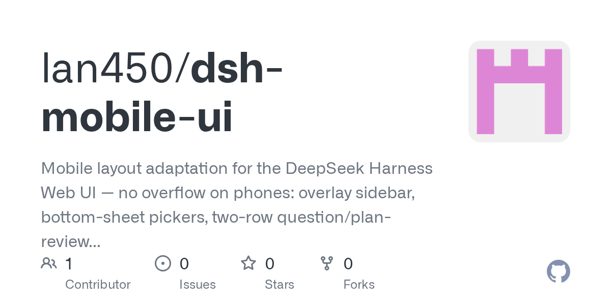 lan450/dsh-mobile-ui Screenshot preview