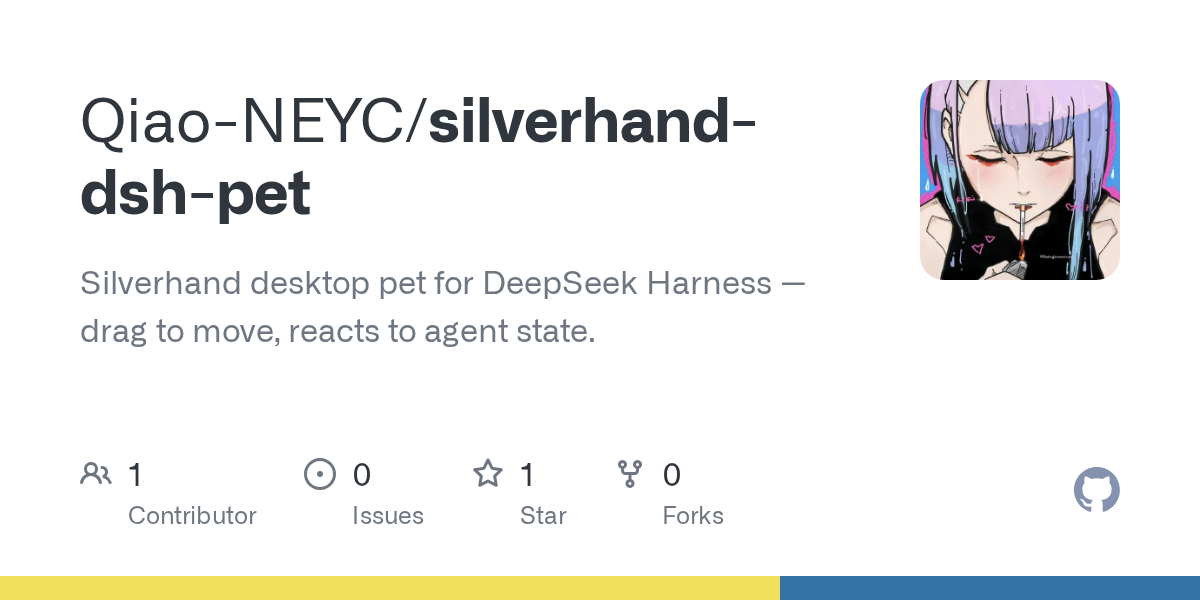 Qiao-NEYC/silverhand-dsh-pet Screenshot preview