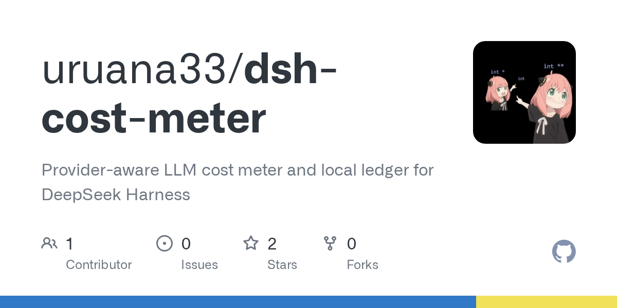 uruana33/dsh-cost-meter Screenshot preview